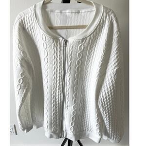 Women's Plus Size Bomber Jacket Zip Up Drop Shoulder Long Sleeve Textured Jacket